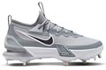 Nike Trout 9 Elite Grey Metal Cleats