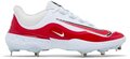 Nike Huarache Elite 4 Low White/University Red Metal Cleats