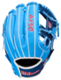 Wilson A450 11.5" Youth Infield Glove Baby Blue/Navy RHT
