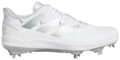 Adidas Afterburner 8 White/Silver Metallic Metal Cleats
