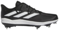 Adidas Afterburner 9 Black/White Metal Cleats