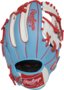 Rawlings Select Pro Lite Carlos Correa 10.5" Youth Glove Columbia Blue/White/Red RHT