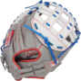 Rawlings Liberty Advance 33" Softball Catcher Glove Gray/White/Royal RHT