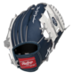 Rawlings Yankees Team Glove 10.0" Youth Glove Navy/White RHT