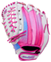 Wilson A440 12" Youth Outfield Glove White/Pink/Galaxy LHT