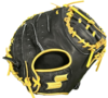 SSK EBC50 32.5" Catcher Glove Crocodile Pattern Black/Gold RHT