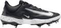 Nike Huarache Elite 4 Low Black/Dark Smoke Grey/White Metal Cleats