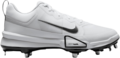 Nike Trout 9 Pro White/Black Metal Cleats