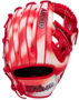 Wilson A2000 Zach Netto 11.75" Infield Glove Red/White RHT