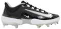 Nike Huarache Elite 4 Low 'Black/Dark Smoke Grey Metal Cleats