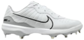 Nike Huarache Varsity 4 White/Grey Metal Cleats