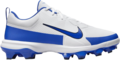 Nike Trout 9 Pro White/Royal Low Rubber Cleats