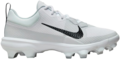 Nike Trout 9 Pro White/Grey Low Rubber Cleats