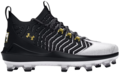 Under Armour Harper 9 Pro Black/White/Gold Rubber