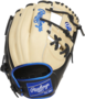 Rawlings Heart of the Hide 11.5" Infield Glove Tan/Black/Blue RHT