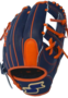 SSK Pro Custom 11.5" Infield Glove Navy/Orange RHT