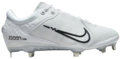 Nike Hyperdiamond 4 White Metal Cleats