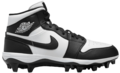 Nike Air Jordan 1 Black/White High Rubber Cleats