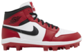 Nike Air Jordan 1 Gym Red/White/Black High Rubber Cleats
