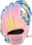 Rawlings Heart of the Hide Fun Burst 2.0 11.5" Infield Glove Camel/Columbia Blue/Pink RHT