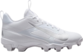 Nike Menace 4 White/Silver Rubber Cleats 