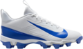 Nike Menace 4 White/Royal Rubber Cleats 