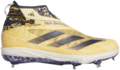 Adidas Impact+ Yellow/Navy Metal Cleats