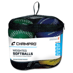 CSB7S - Champro Weighted Training Softball Set CSB7S - Champro Weighted Training Softball Set