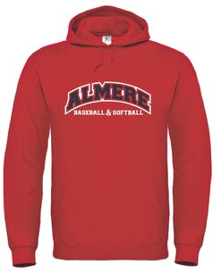 Almere '90 Hoodie Rood Almere '90 Hoodie Rood