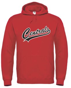 Centrals Hoodie Rood Centrals Hoodie Rood
