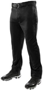 BP9UB - Champro Extra Long Open Bottom Pants Black BP9UB - Champro Extra Long Open Bottom Pants Black