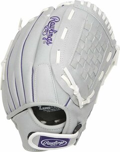 Rawlings Sure Catch Softball 12.5" All-Round Glove Gray/White RHT Rawlings Sure Catch Softball 12.5" All-Round Glove Gray/White RHT