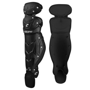 Champro Optimus MVP Double Knee Leg Guard Adult 16.5" Black Champro Optimus MVP Double Knee Leg Guard Adult 16.5" Black