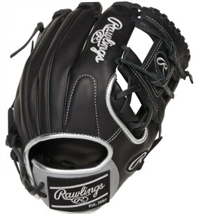 Rawlings Encore 11.5" Infield Glove Black/Silver RHT Rawlings Encore 11.5" Infield Glove Black/Silver RHT