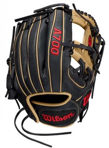 Wilson A700 11.5" Infield Glove Black/Tan RHT Wilson A700 11.5" Infield Glove Black/Tan RHT