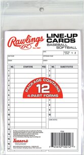 Rawlings System-17 Line-Up Losse line up cards voor Case Rawlings System-17 Line-Up Losse line up cards voor Case
