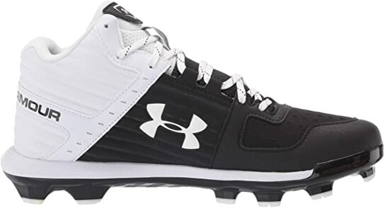 Under Armour Yard 2 Black/White High Rubber Cleats Under Armour Yard 2 Black/White High Rubber Cleats