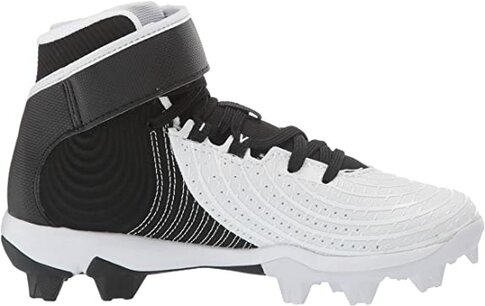 Under Armour Harper 4 Black/White High Rubber Cleats Under Armour Harper 4 Black/White High Rubber Cleats