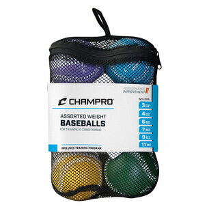 CBB6S - Weighted Training Baseballs Complete set CBB6S - Weighted Training Baseballs Complete set