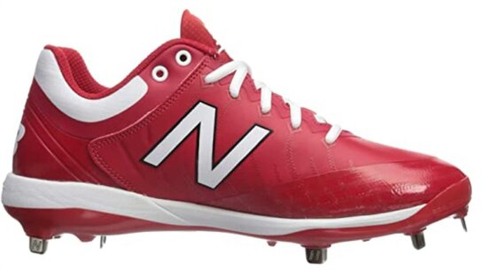 New Balance L4040TR5 Scarlet Metal Cleats New Balance L4040TR5 Scarlet Metal Cleats