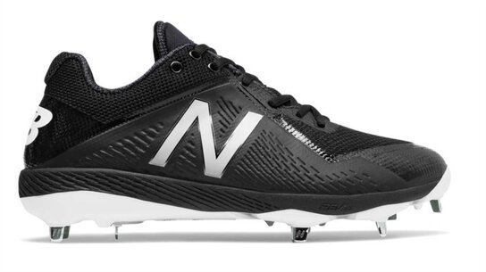 New Balance L4040BK4 Black Metal Cleats New Balance L4040BK4 Black Metal Cleats