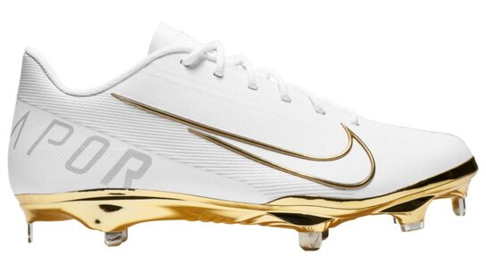 Nike Ultrafly Elite 3 White/Gold Metal Cleats Nike Ultrafly Elite 3 White/Gold Metal Cleats