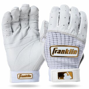 Franklin Pro Classic Slaghandschoenen White/Gold Franklin Pro Classic Slaghandschoenen White/Gold