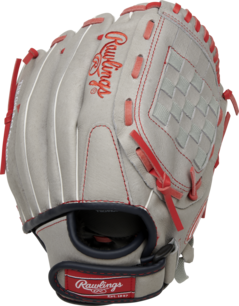 Rawlings Sure Catch Mike Trout 11" Youth Glove Gray/Red RHT Rawlings Sure Catch Mike Trout 11" Youth Glove Gray/Red RHT