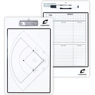 Champro Baseball / Softball Coach's Board - Dry Erase with Marker Champro Baseball / Softball Coach's Board - Dry Erase with Marker