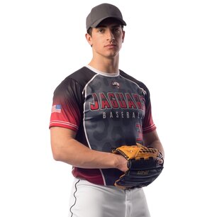 Crew neck sublimatie Baseball/softball jersey Crew neck sublimatie Baseball/softball jersey