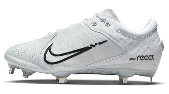 Nike Hyperdiamond 4 White Metal Cleats Nike Hyperdiamond 4 White Metal Cleats