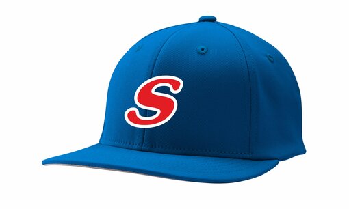 Spikes HC2 3D - Champro Flex cap Royal Met 3D geborduurd logo Spikes HC2 3D - Champro Flex cap Royal Met 3D geborduurd logo