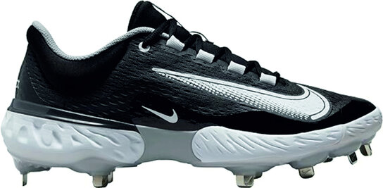 Nike Huarache Elite 4 Black Metal Cleats Nike Huarache Elite 4 Black Metal Cleats