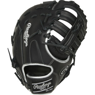 Rawlings Encore 12" First Base Glove Black/Silver RHT Rawlings Encore 12" First Base Glove Black/Silver RHT